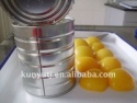 canned yellow peach in light syrup - product's photo
