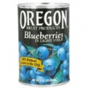 blueberries in light syrup - product's photo