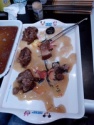 canned food,pet food,ready to eat meal,food product,canned stewed pork feet with mushroom - product's photo