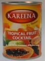 canned tropical fruit cocktail - product's photo