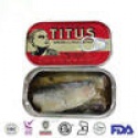 good taste manufacturer 125g*50tins canned sardines morocco in oil  - product's photo