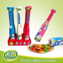 crispy chocolate coated peanut candy in baseball bat - product's photo
