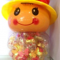 eart shape chocolate in cute jar - product's photo