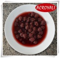 canned blackberry in syryp in 415g tins - product's photo