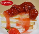 canned strawberry pie filling & topping in 454g tins - product's photo
